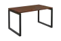 SEK-O - 14 stůl kancelářský, kovová podnož černá, deska 25 mm, široký 1400 mm, ořech královský